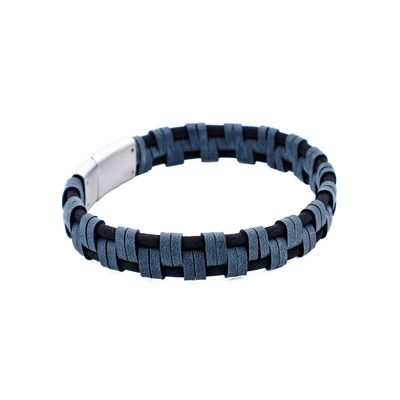Braided Italian Leather Bracelet