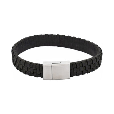 Braided Italian Leather Bracelet