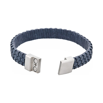 Braided Italian Leather Bracelet