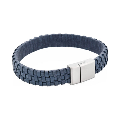 Braided Italian Leather Bracelet