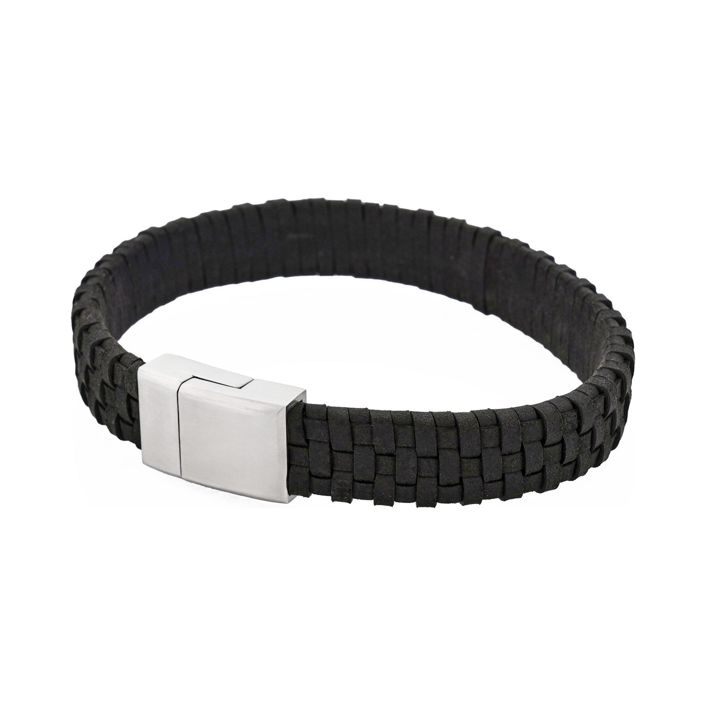 Braided Italian Leather Bracelet