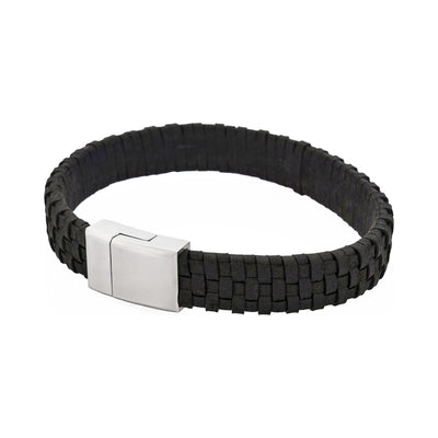 Braided Italian Leather Bracelet