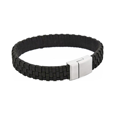 Braided Italian Leather Bracelet