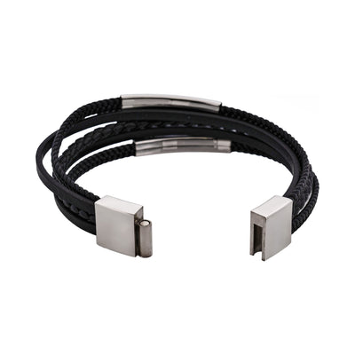 Black multi strand Bracelet