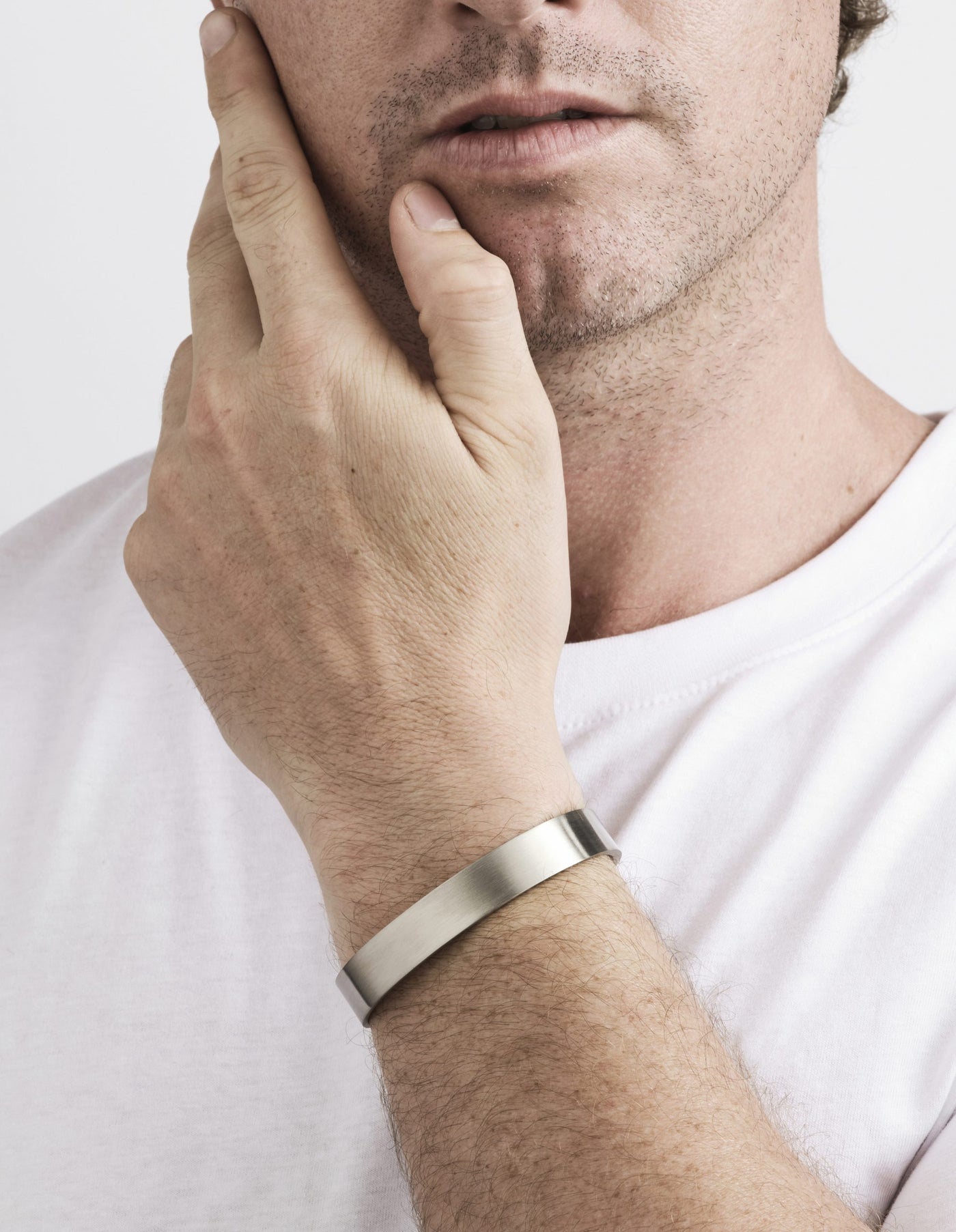 Brushed Stainless Steel Cuff/Bangle
