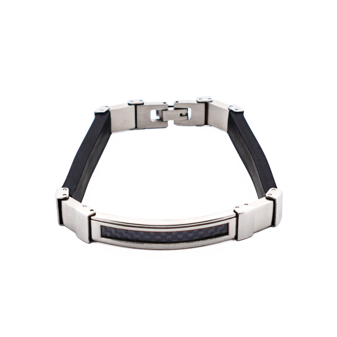 Stainless Steel Carbon Bangle