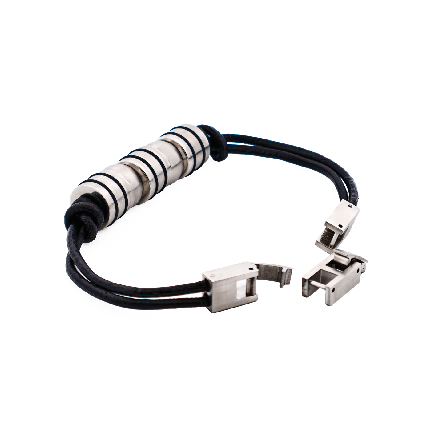 Stainless Steel Beaded Bracelet