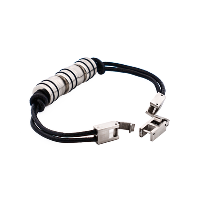 Stainless Steel Beaded Bracelet