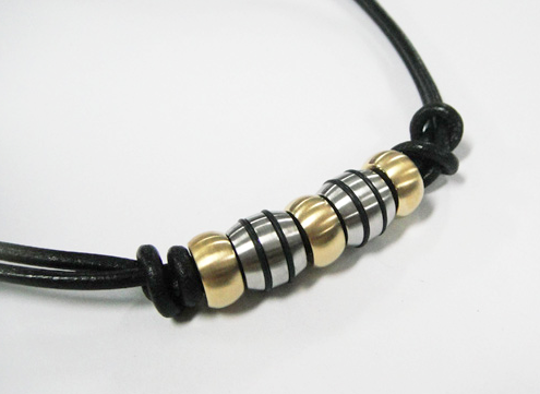 Stainless Steel Beaded Bracelet