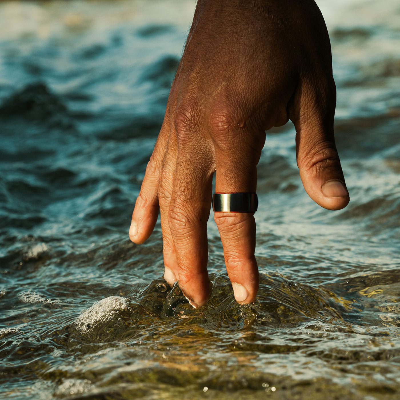 IP Black Stainless Steel Ring
