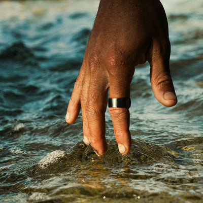 IP Black Stainless Steel Ring