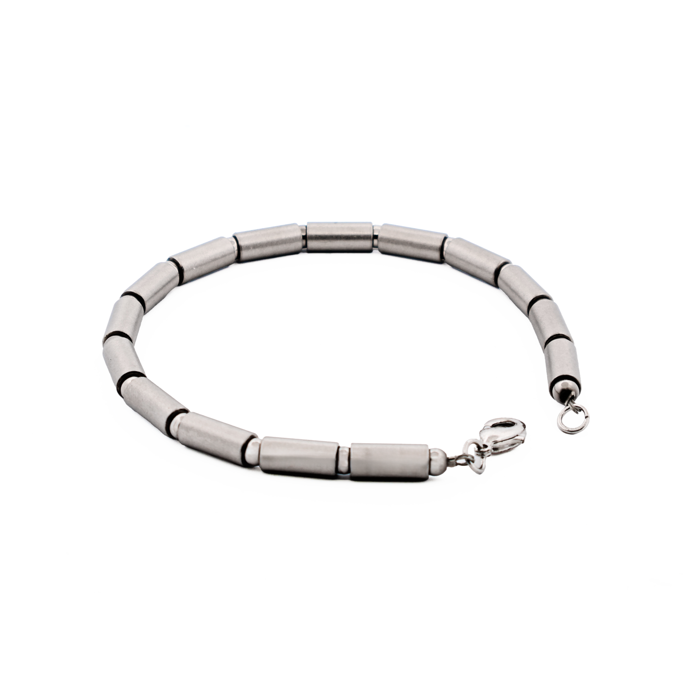 Stainless Steel Tube Link Bracelet