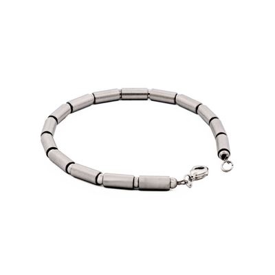 Stainless Steel Tube Link Bracelet