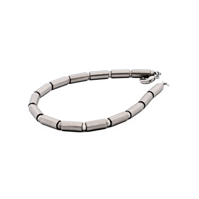 Stainless Steel Tube Link Bracelet