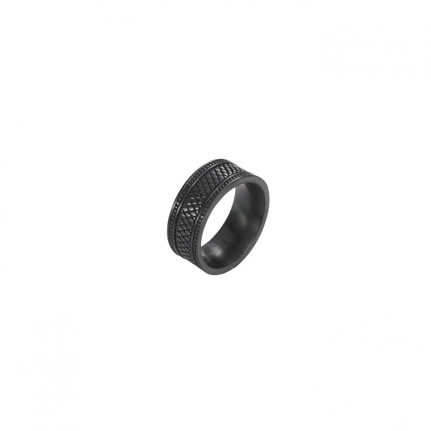 Agate Bead Bracelet & Ion Plated Black Stainless Steel Bracelet