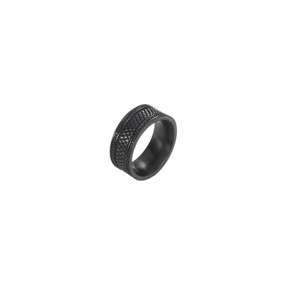 Agate Bead Bracelet & Ion Plated Black Stainless Steel Bracelet