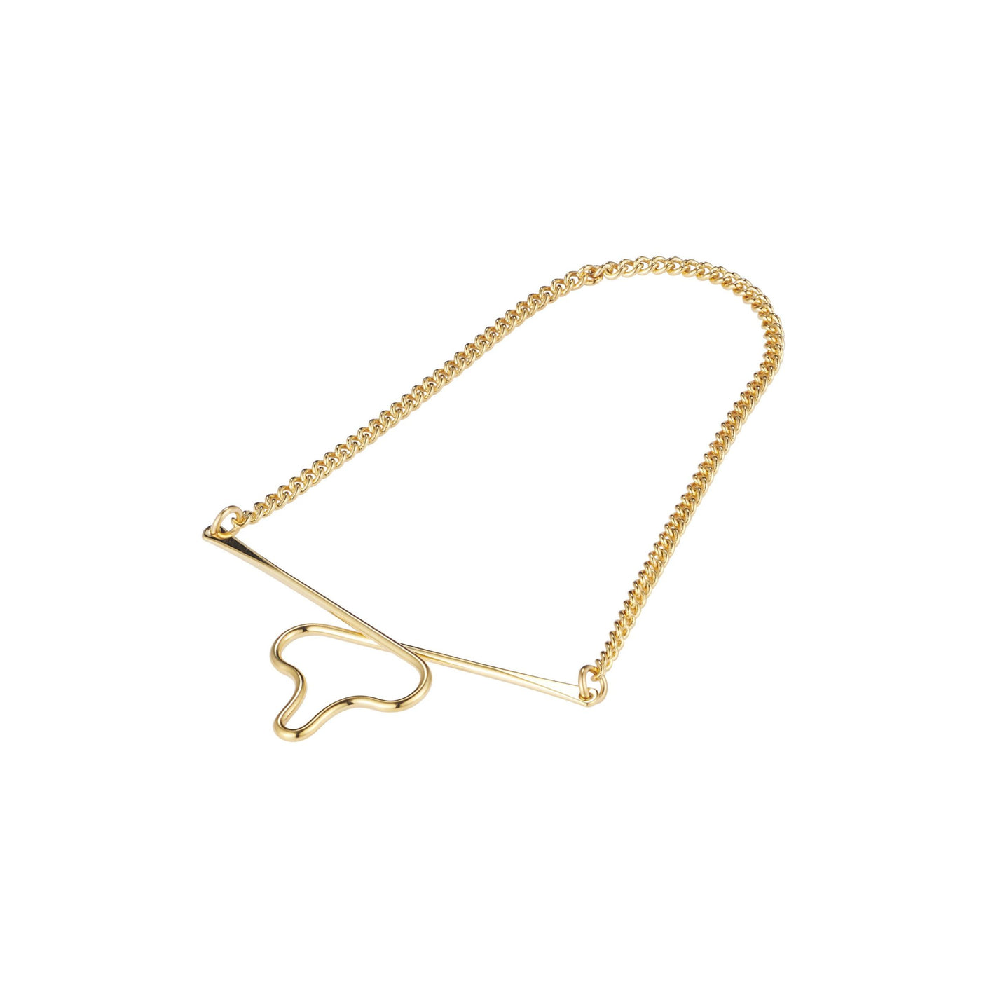 Gold Plated Tie Chain