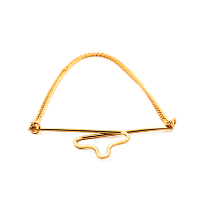 Gold Plated Tie Chain
