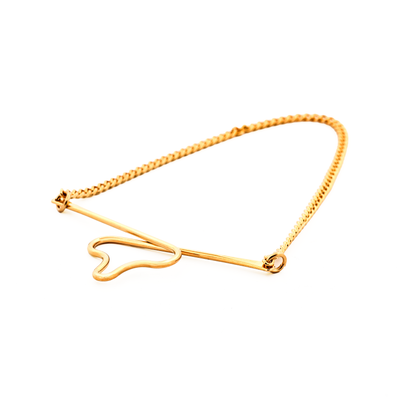 Gold Plated Tie Chain