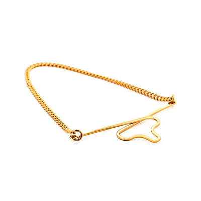 Gold Plated Tie Chain