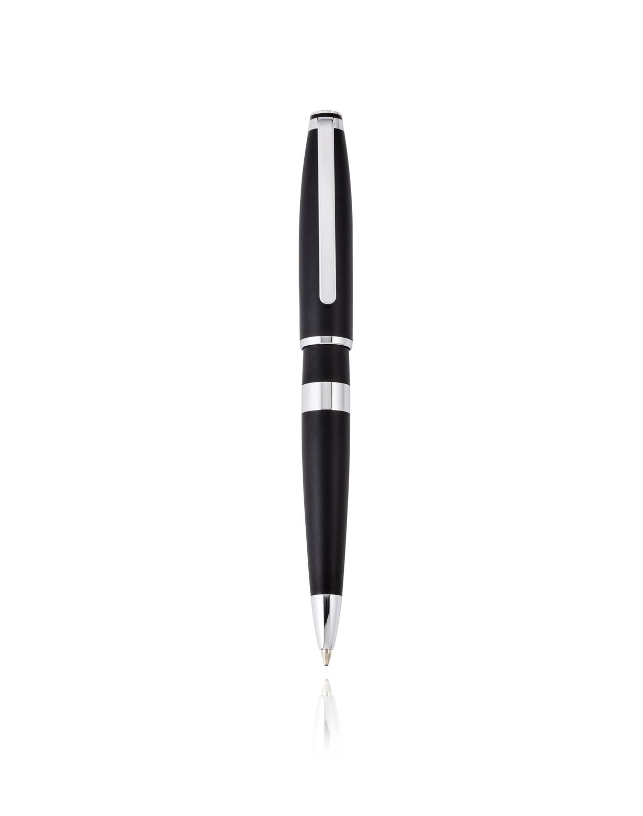 Ballpoint Pen, Matte Eclipse: Matt Black & Chrome