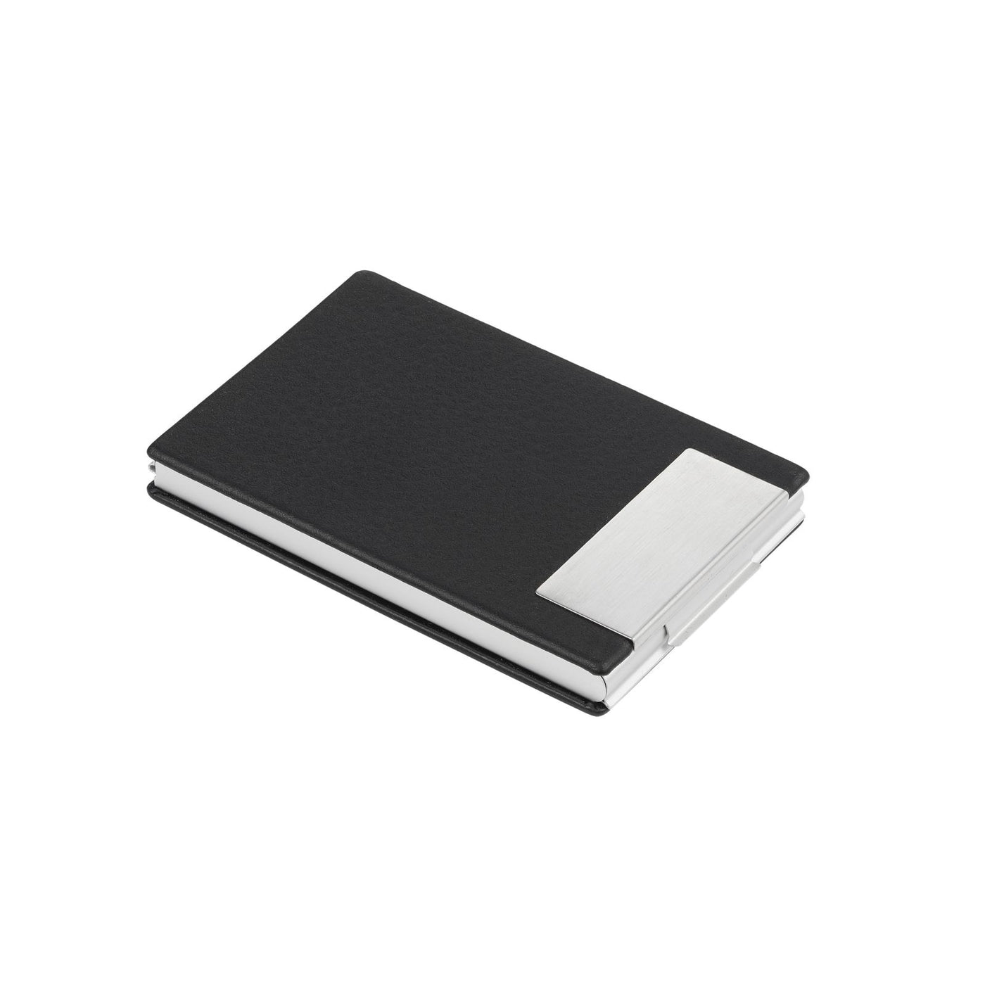 Black Pu Business Aluminum Card Holder