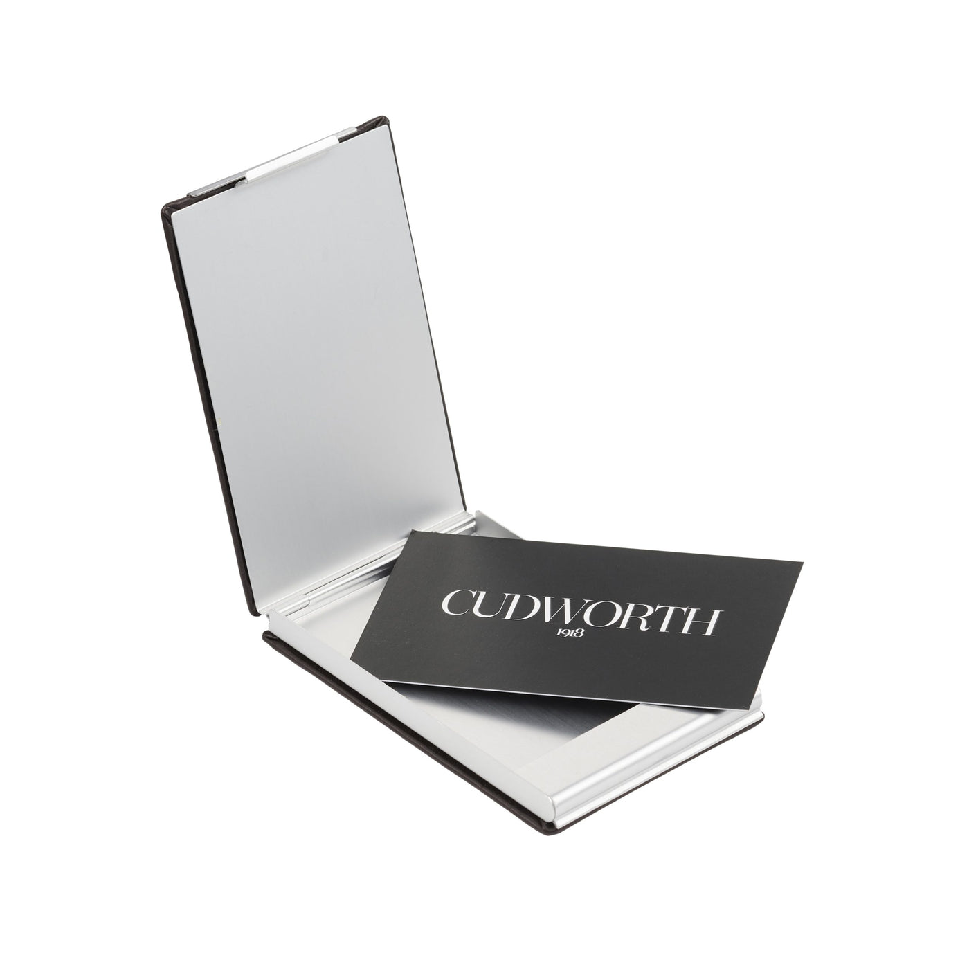 Brown Pu Business Card Holder