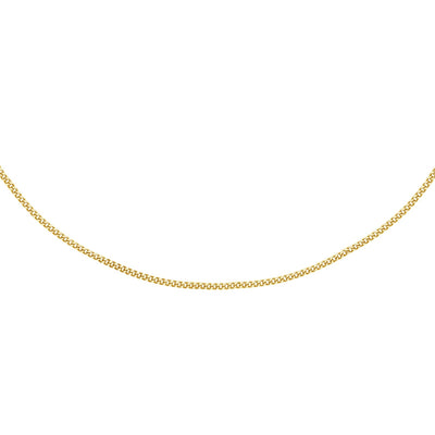 9ct Yellow Gold 25 Diamond Cut Curb Chain Necklace 40cm – Alexander Jewellers Australia
