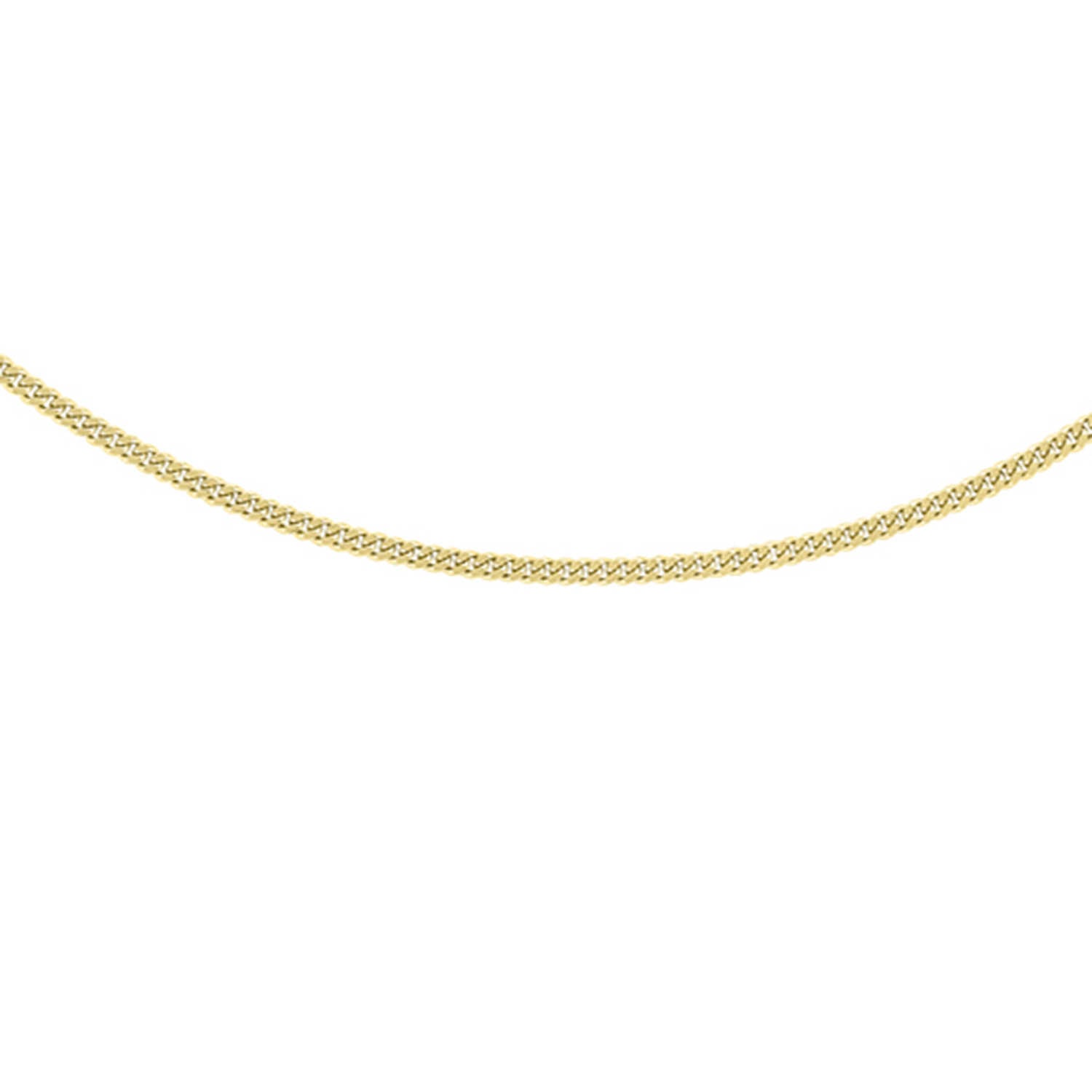 9ct Yellow Gold Adjustable Heart Slider Chain 56cm | Alexander Jewellers