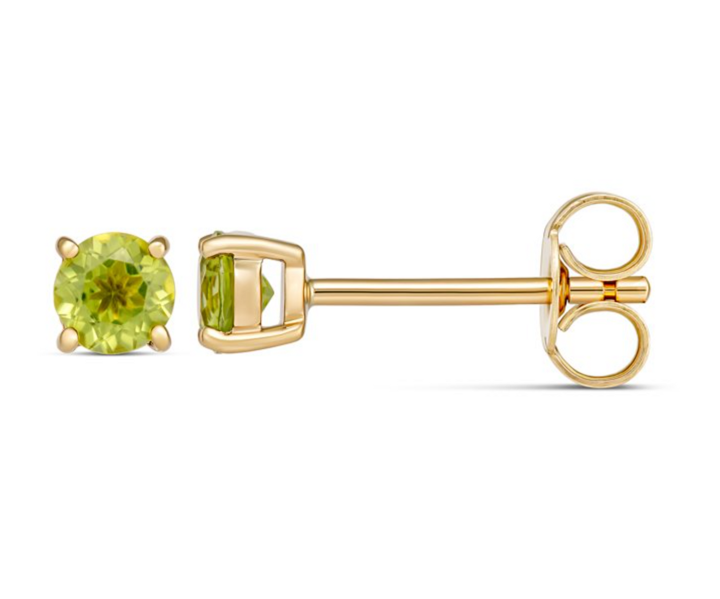 Alice Peridot August Birthstone Earring – 9ct Yellow Gold