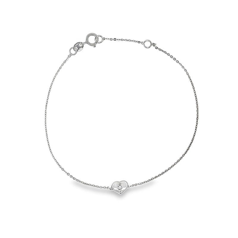 Nellie Diamond Bracelet 9ct White Gold