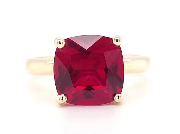 9ct Yellow Gold Biron Ruby Ring