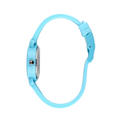 Timekeeper - Kids Watch - Blue with Flowers & Hearts