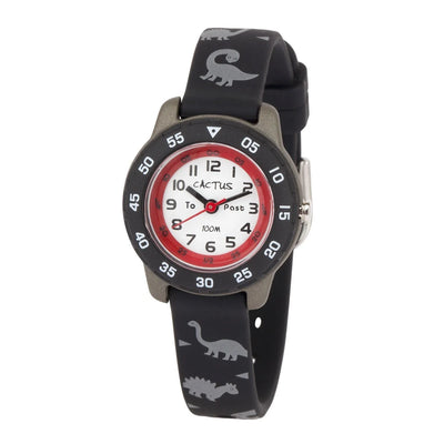 Junior - Time Teacher - Black / Dinosaur.