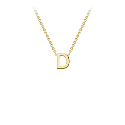 9ct Yellow Gold Initial Necklace - 38+5 cm