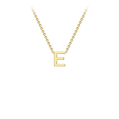 9ct Yellow Gold Initial Necklace - 38+5 cm