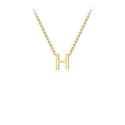 9ct Yellow Gold Initial Necklace - 38+5 cm