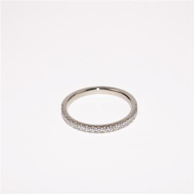 9ct White Gold Eternity Ring