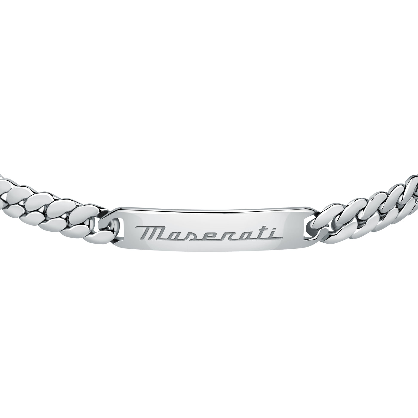Maserati Silver 22cm Bracelet