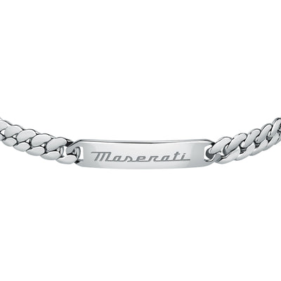 Maserati Silver 22cm Bracelet