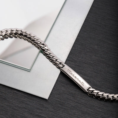 Maserati Silver 22cm Bracelet