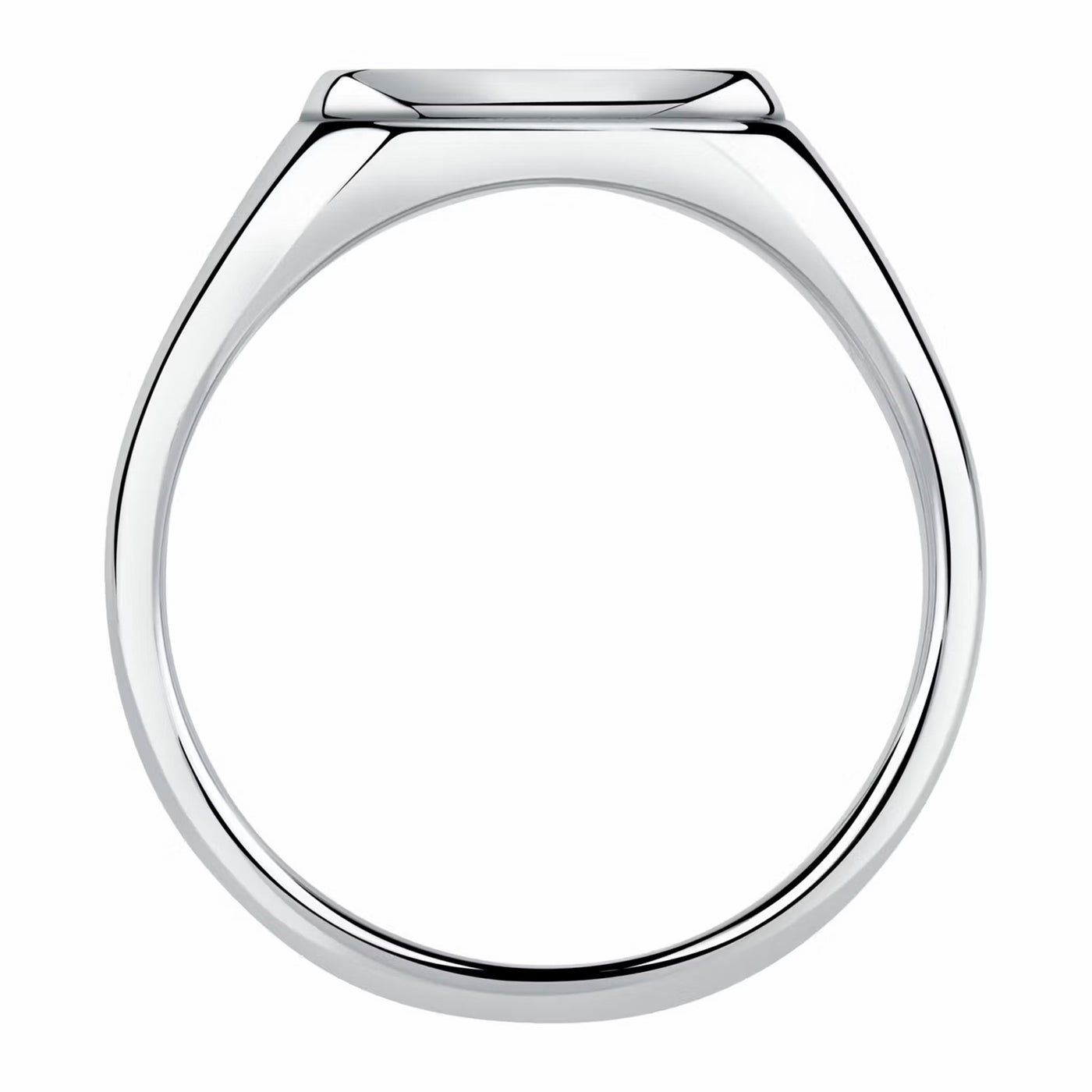 Maserati jewellery Australia – black enamel signet-style ring