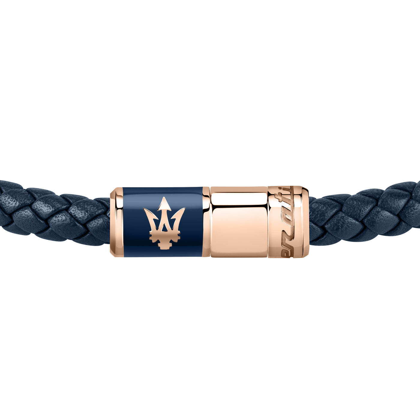 Maserati Blue Recycled Leather 217mm Bracelet