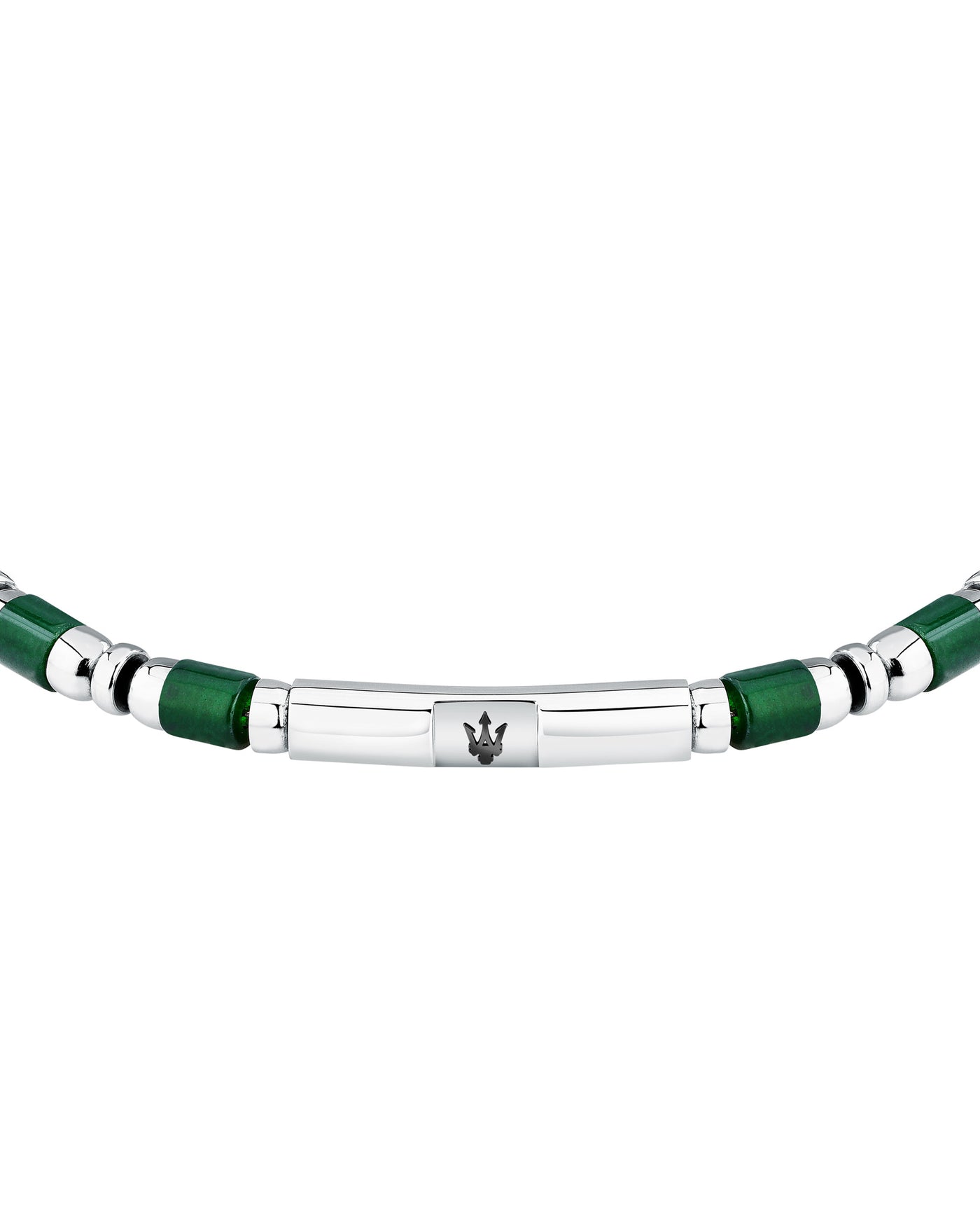 Maserati Men's Iconic Agate Green Bracelet