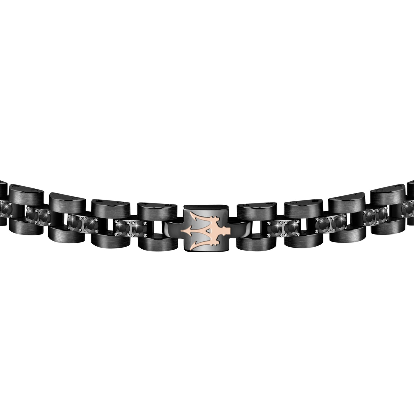 Maserati Crystals Black and Gold Bracelet