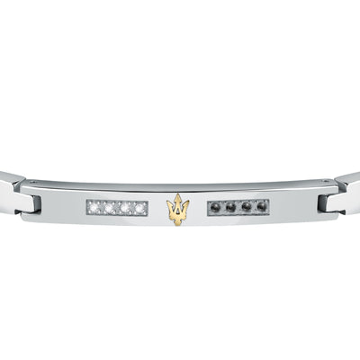 Maserati Black and Diamond 22cm Bracelet