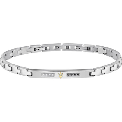 Maserati Black and Diamond 22cm Bracelet