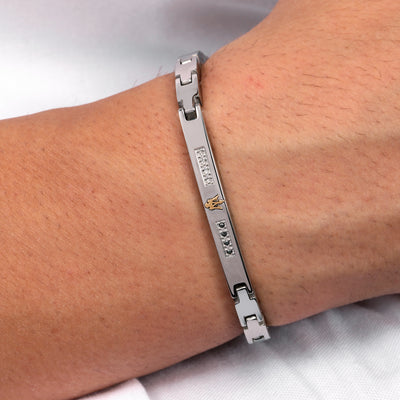 Maserati Black and Diamond 22cm Bracelet