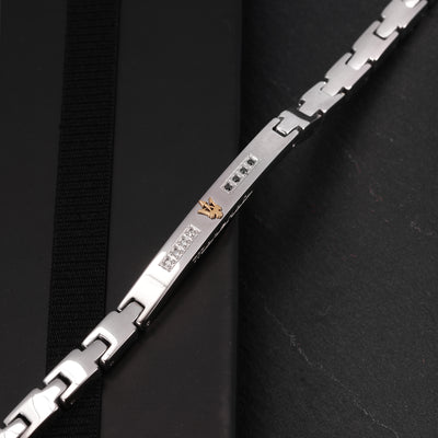 Maserati Black and Diamond 22cm Bracelet