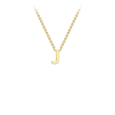 9ct Yellow Gold Initial Necklace - 38+5 cm